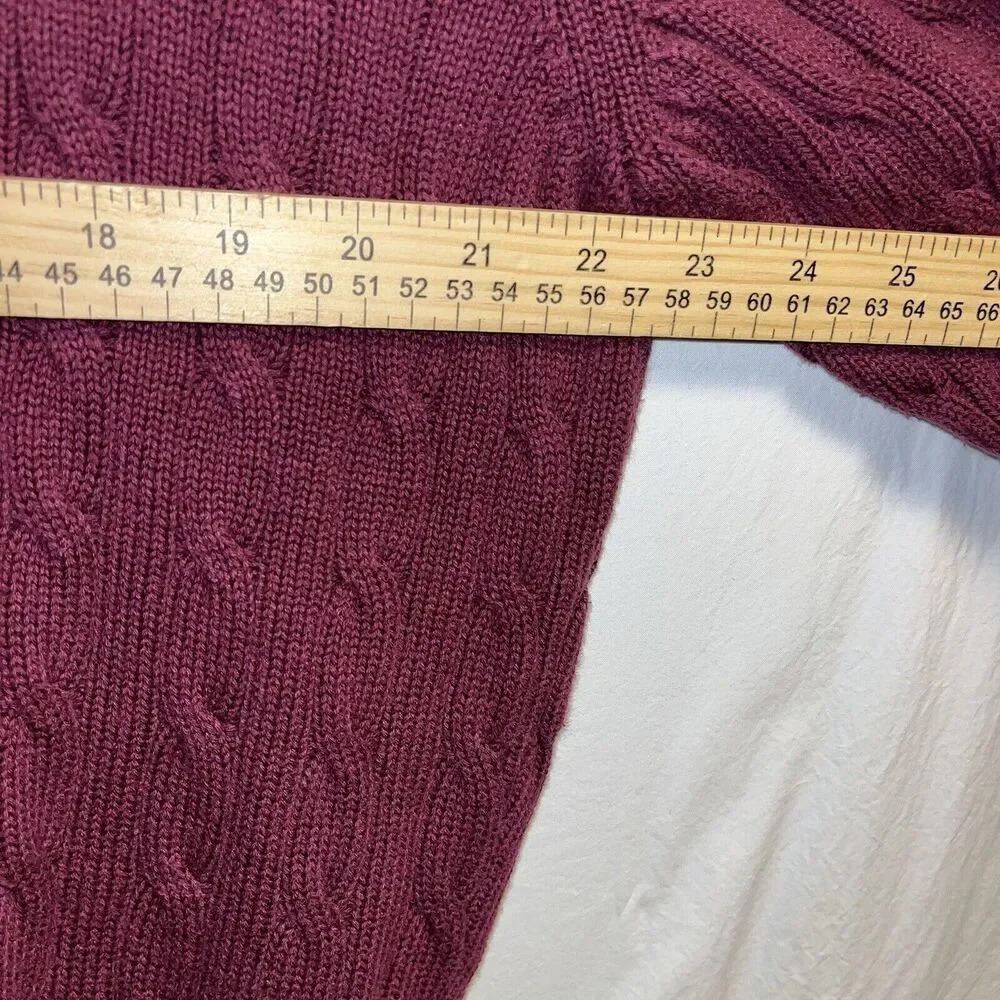 Jos A Bank Sweater‎ Mens XL Cable Knit Preppy Classic Casual Grandpa Core